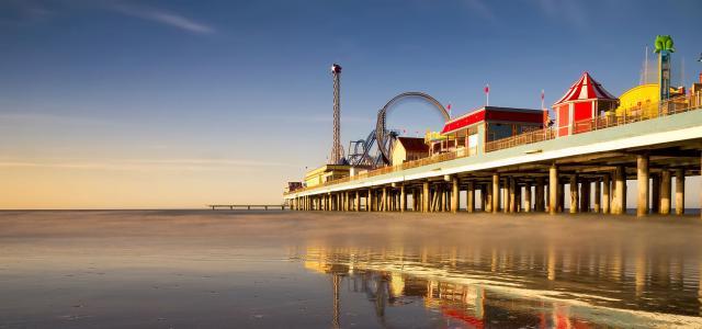 Pier with carnival